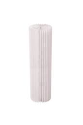 Living and Home 30x100cm Cylinder Pedestal Stand Paper Foldable Support Columns for Parties Weddings Reception Decoration in White - Size: 30x100 cm