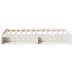 Berkfield Home Stylish Day Bed without Mattress White 90x190 cm Solid Wood Pine - thumbnail 6