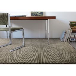 The Rug Shop UK Green Modern Plain Striped Easy To Clean Area Rug - Size: 200 cm x 290 cm - thumbnail 2