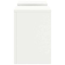 Berkfield Home Outdoor Plant Stands Pillar 2 pcs White 24x24x35 cm Steel - Size: 24 x 24 x 35 cm - thumbnail 7