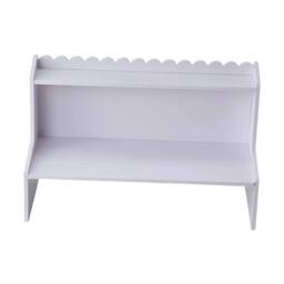 NESTLUNE Desktop Storage Shelf Desk Organiser Office Display Rack in White - Size: 100 cm x 15 cm - thumbnail 5
