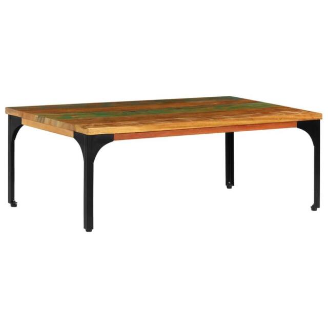 Berkfield Home Coffee Table 100x60x35 cm Solid Reclaimed Wood in Brown - Size: 100 x 60 x 35 cm - image 1
