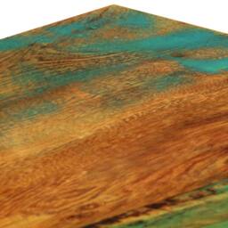 Berkfield Home Coffee Table 100x60x35 cm Solid Reclaimed Wood in Brown - Size: 100 x 60 x 35 cm - thumbnail 5
