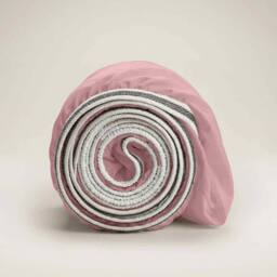 Bedable 100% Cotton Deep Fitted Sheet (up to 36cm) - Percale Cooling Sheets in Pink - Size: Double Fitted - thumbnail 1