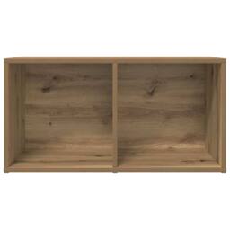 Berkfield Home TV Cabinet with Storage Artisan oak Engineered Wood in Brown - thumbnail 5