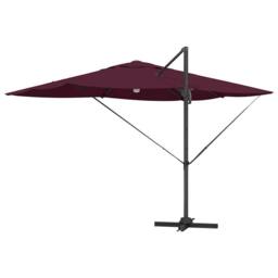 Berkfield Home Cantilever Umbrella - Bordeaux Red Bordeaux red Metal & Fabric in Burgundy - thumbnail 8