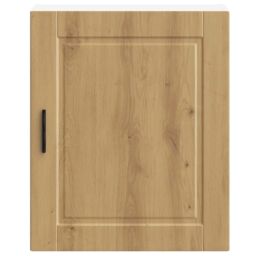 Berkfield Home Kitchen Wall Cabinets 2 pcs¬†Porto Artisan Oak Engineered Wood in Brown - thumbnail 6