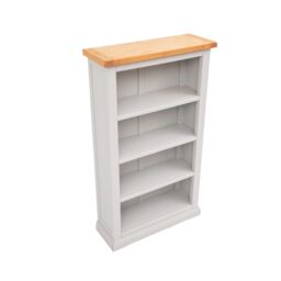 Cabinet Bits Bookcase with plinth 120x70x25cm in Light Grey - Size: 120 x 70 x 25 cm - thumbnail 3
