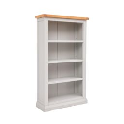 Cabinet Bits Bookcase with plinth 120x70x25cm in Light Grey - Size: 120 x 70 x 25 cm - thumbnail 2