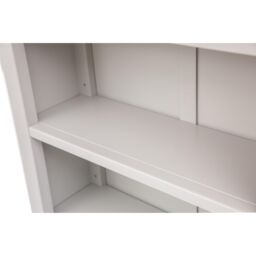 Cabinet Bits Bookcase with plinth 120x70x25cm in Light Grey - Size: 120 x 70 x 25 cm - thumbnail 5