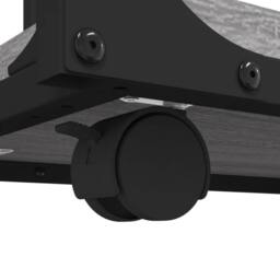 Berkfield Home Side Table with Wheels Grey Sonoma 50x35x55.5cm Engineered Wood - Size: 50x35x55.5 cm - thumbnail 8