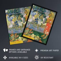 "Artery8 Hail Mary La Orana Maria Paul Gauguin Wall Art Poster Print - Size: W24"" x H32""" - thumbnail 2