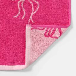 OHS Bows 100% Premium Cotton Bath Towel Hotel Quality Soft Absorbent in Bright Pink - thumbnail 5