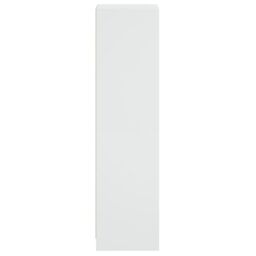 Berkfield Home Highboard with Glass Doors White 35x37x142 cm - Size: 35 x 37 x 142 cm - thumbnail 7