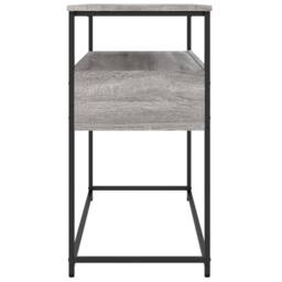 Berkfield Home Console Table Grey Sonoma 100x40x75 cm Engineered Wood - Size: 100 x 40 x 75 cm - thumbnail 7