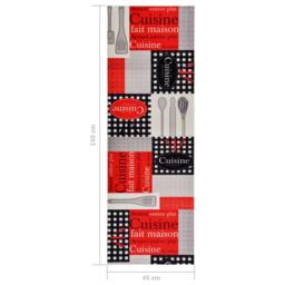 Berkfield Home Kitchen Floor Mat Washable Cuisine 45x150 cm - thumbnail 6