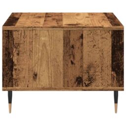Berkfield Home Coffee Table Old Wood 60x50x36.5 cm Engineered Wood in Brown - thumbnail 5