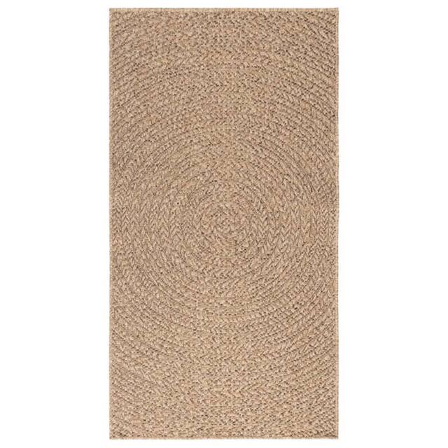 Berkfield Home Rug 80x150 cm Jute Look Indoor & Outdoor in Brown - Size: 100 cm diameter - image 1