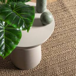 Berkfield Home Rug 80x150 cm Jute Look Indoor & Outdoor in Brown - Size: 100 cm diameter - thumbnail 3