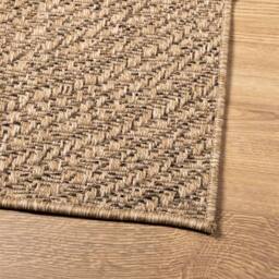 Berkfield Home Rug 80x150 cm Jute Look Indoor & Outdoor in Brown - Size: 100 cm diameter - thumbnail 8