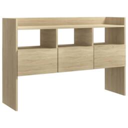 Berkfield Home Sideboard Sonoma Oak 105x30x70 cm Engineered Wood in Brown - Size: 105 x 30 x 70 cm - thumbnail 1