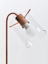 Orsina Curved Table Lamp, Easy to Assemble Bed Table Lamp, Easy to Use Living Room Table Lamp in Natural - thumbnail 6