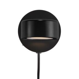 Nordlux Modern Indoor Wall Light Black Metal Intergrated LED 3-Level Dimming - Plug In or Mains Powered, IP20 - thumbnail 2