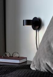 Nordlux Modern Indoor Wall Light Black Metal Intergrated LED 3-Level Dimming - Plug In or Mains Powered, IP20 - thumbnail 4