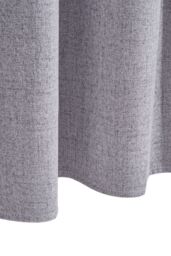 Living and Home 2 Panels Grey Faux Linen Back Tab or Rod Pocket Blackout Curtains for Bedroom, Living Room, 168cm W x 229cm H - thumbnail 4
