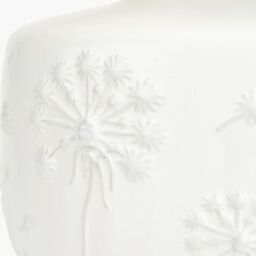 Ruma Dandelion White Small Floral Ceramic Table Lamp - thumbnail 5