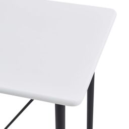 Berkfield Home Bar Table White 120x60x110 cm MDF - Size: 120 x 60 x 110 cm - thumbnail 5