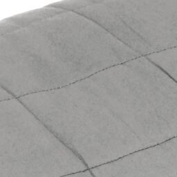 Berkfield Home Weighted Blanket Grey 135x200 cm Single 10 kg Fabric - thumbnail 4