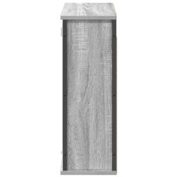 Berkfield Home Bathroom Wall Cabinet with Mirror Grey Sonoma 60x21x60 cm - Size: 60 x 21 x 60 cm - thumbnail 6