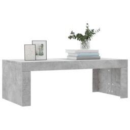 Berkfield Home Coffee Table Concrete Grey 102x50x36 cm Engineered Wood - Size: 102 x 50 x 36 cm - thumbnail 3
