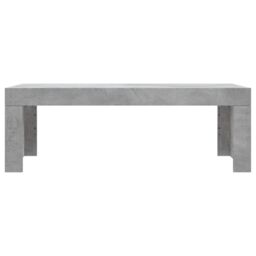 Berkfield Home Coffee Table Concrete Grey 102x50x36 cm Engineered Wood - Size: 102 x 50 x 36 cm - thumbnail 4