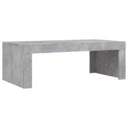 Berkfield Home Coffee Table Concrete Grey 102x50x36 cm Engineered Wood - Size: 102 x 50 x 36 cm - thumbnail 6