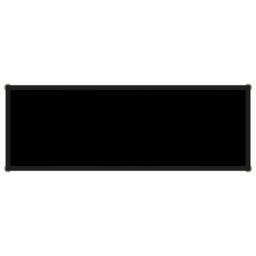 Berkfield Home Stylish Console Table Black 100x35x75 cm Tempered Glass - Size: 100 x 35 x 75 cm - thumbnail 4