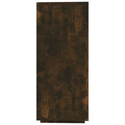Berkfield Home Sideboard Smoked Oak 120x30x75 cm Engineered Wood in Brown - Size: 120 x 30 x 75 cm - thumbnail 6