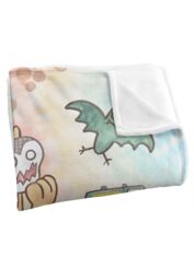 Scooby Doo Blanket, 152x127 cm Watercolor Disguise Silky Touch Super Soft Throw Blanket in White - thumbnail 3
