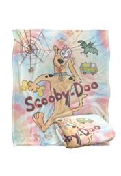 Scooby Doo Blanket, 152x127 cm Watercolor Disguise Silky Touch Super Soft Throw Blanket in White - thumbnail 2