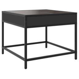 Berkfield Home Coffee Table with Infinity LED Black 50x50x41 cm - Size: 50 x 50 x 41 cm - thumbnail 8