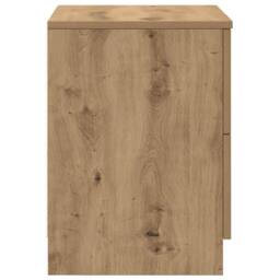 Berkfield Home Bedside Cabinets 2 pcs with 2 Drawers Artisan Oak 40x36x50 cm in Brown - Size: 40 x 36 x 50 cm - thumbnail 7