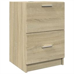 Berkfield Home Sink Cabinet Sonoma Oak 40x37x59 cm Engineered Wood in Brown - Size: 40 x 37 x 59 cm - thumbnail 2