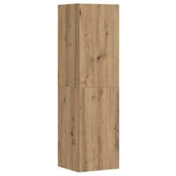Berkfield Home Wall Mounted TV cabinets 3 pcs Artisan Oak Engineered Wood in Brown - thumbnail 5