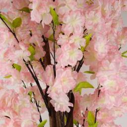 Leaf 150cm Artificial Pink Blossom Tree - thumbnail 3
