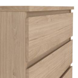 Wyld Haus Budapest Tall Chest of Drawers Natural Oak Effect 5 Drawers - thumbnail 6