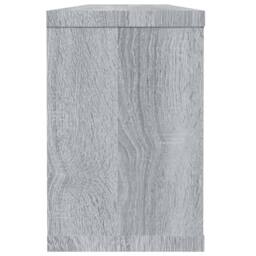 Berkfield Home Wall Cube Shelves 6 pcs Grey Sonoma 60x15x23 cm Engineered Wood - Size: 60 x 15 x 23 cm - thumbnail 5