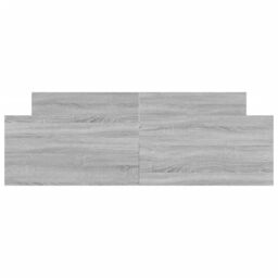 Berkfield Home Bed Frame with Headboard & Footboard Grey Sonoma 160x200 cm - thumbnail 4