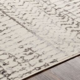 Livabliss Pisa-Global Black Grey Off-White Living Dining Bedroom Rug in Light Grey - Size: 150 cm x 210 cm - thumbnail 3
