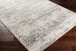 Livabliss Pisa-Global Black Grey Off-White Living Dining Bedroom Rug in Light Grey - Size: 150 cm x 210 cm - thumbnail 6